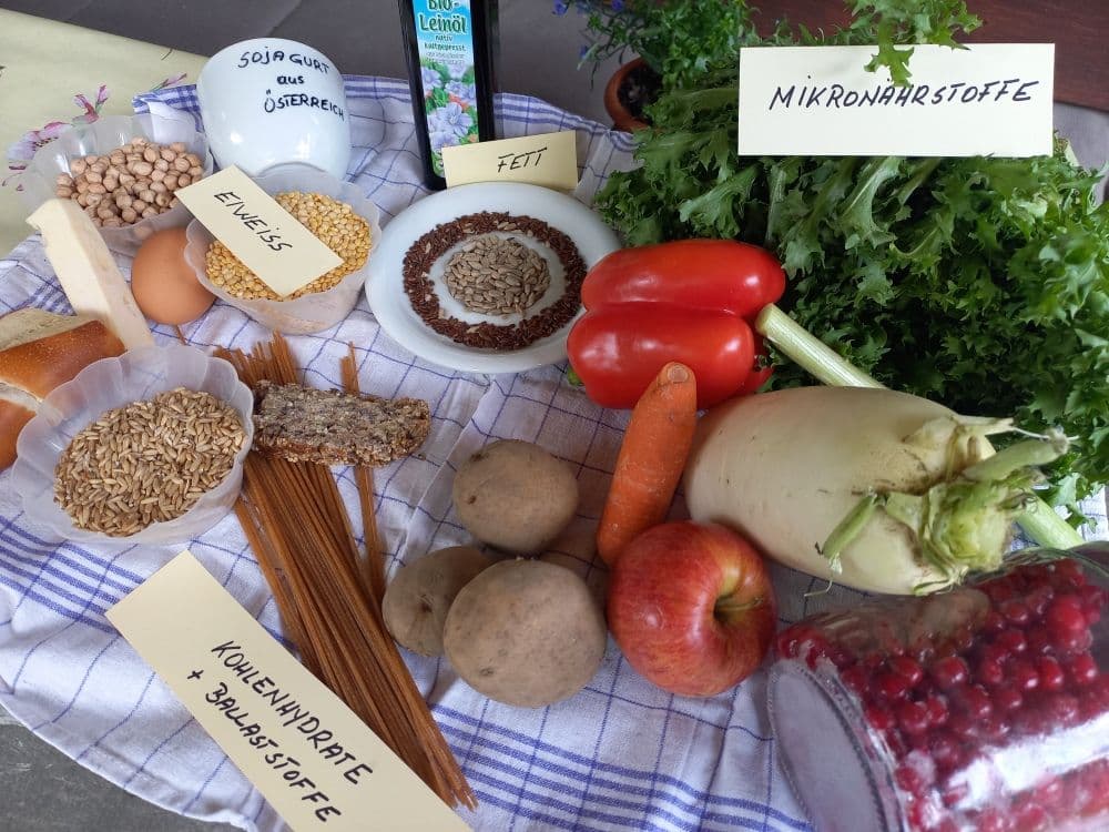 Frische gesunde Ernährung